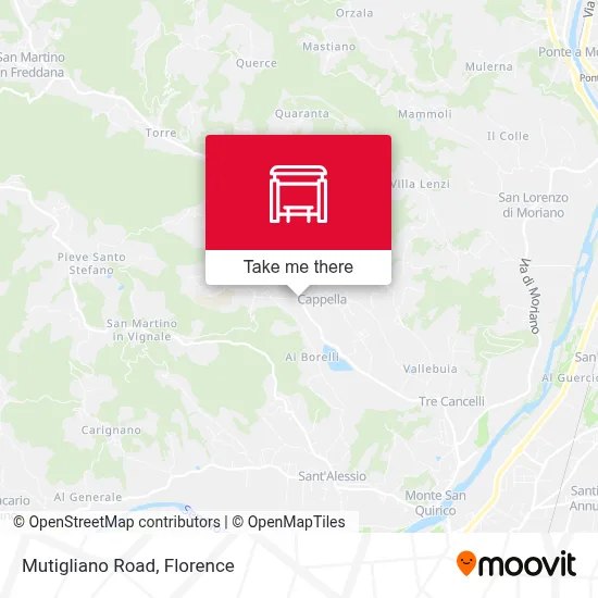 Mutigliano Road map