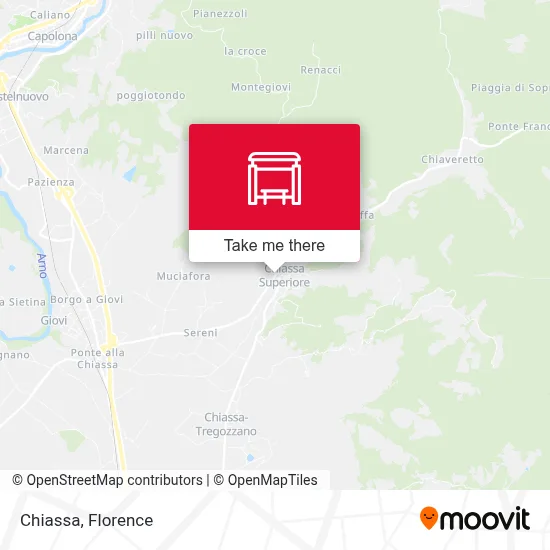 Chiassa map