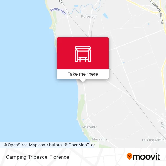 Camping Tripesce map