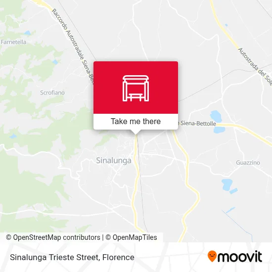 Sinalunga Trieste Street map