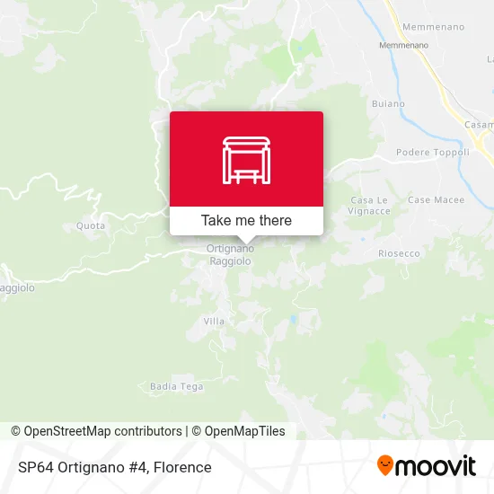 SP64 Ortignano #4 map