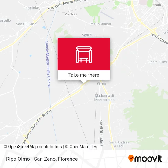 Ripa Olmo - San Zeno map