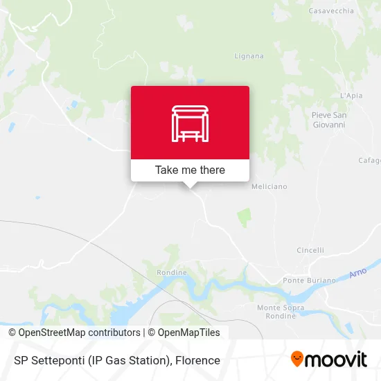SP Setteponti (IP Gas Station) map