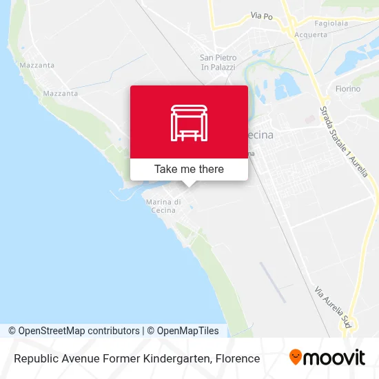 Republic Avenue Former Kindergarten map