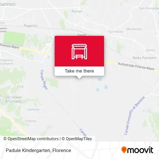 Padule Kindergarten map