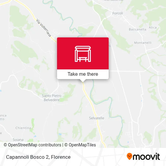 Capannoli Bosco 2 map