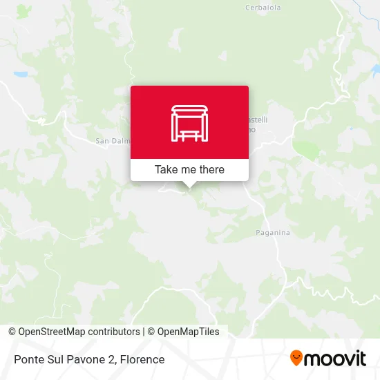 Ponte Sul Pavone 2 map