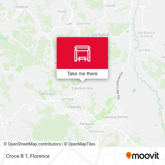 Croce B 1 map