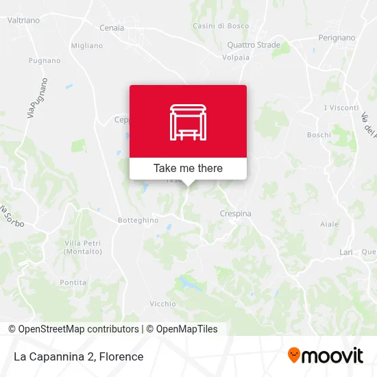 La Capannina 2 map