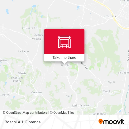Boschi A 1 map