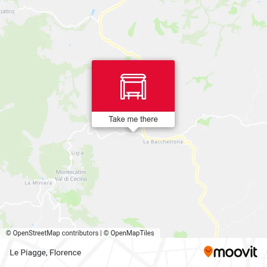 Le Piagge map