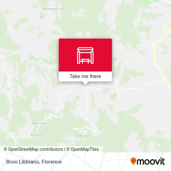 Bivio Libbiano map