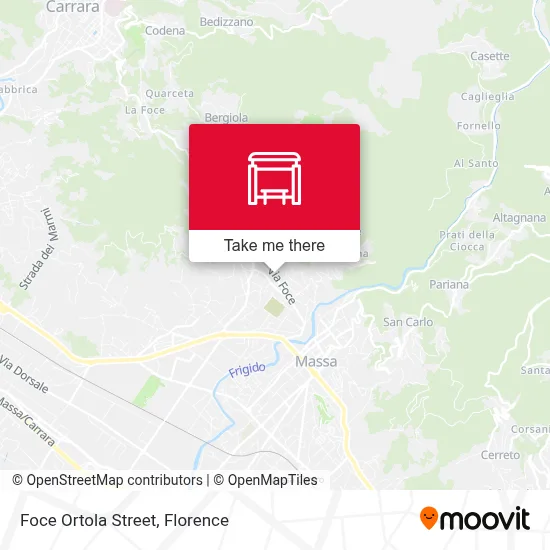 Foce Ortola Street map