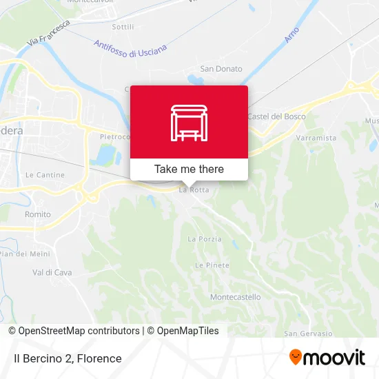 Il Bercino 2 map