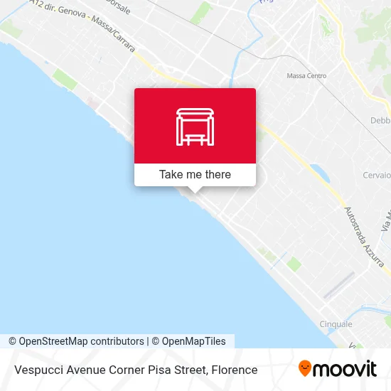 Vespucci Avenue Corner Pisa Street map