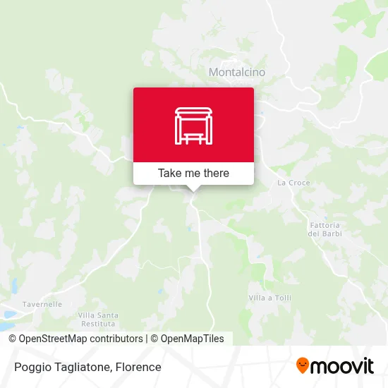 Poggio Tagliatone map
