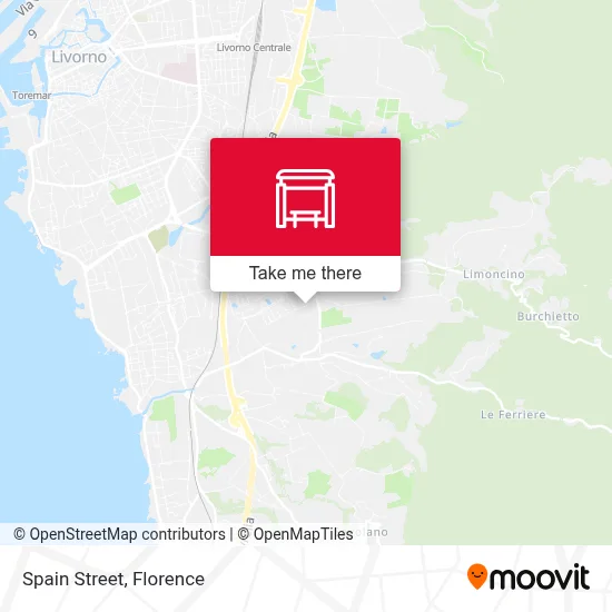 Spain Street map