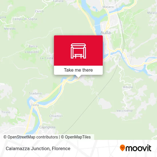 Calamazza Junction map