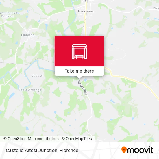 Castello Altesi Junction map