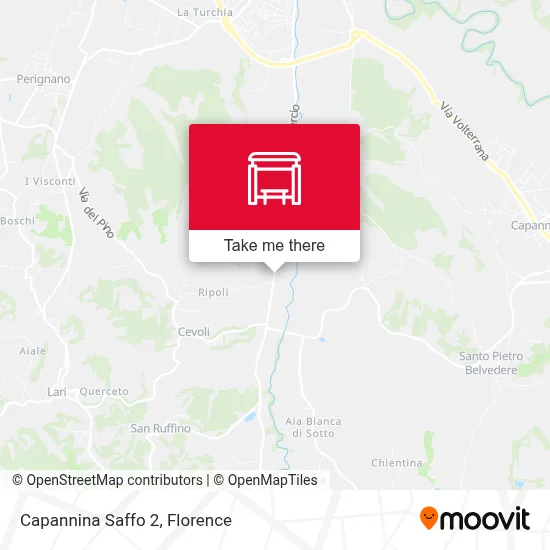 Capannina Saffo 2 map