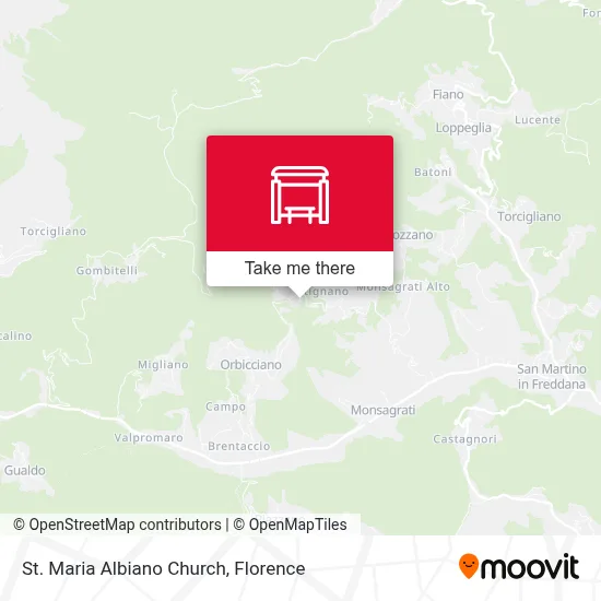 St. Maria Albiano Church map