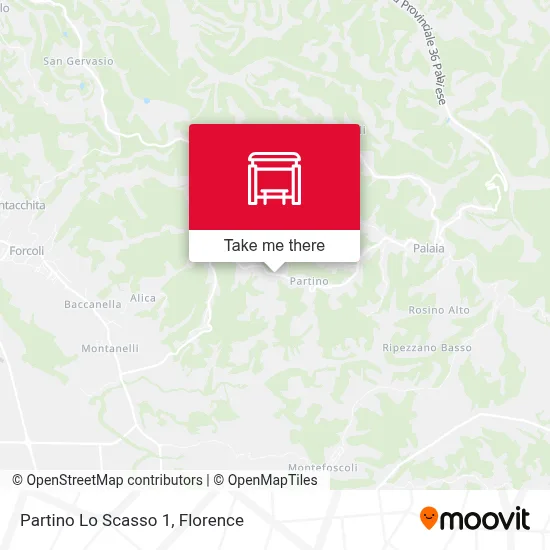 Partino Lo Scasso 1 map
