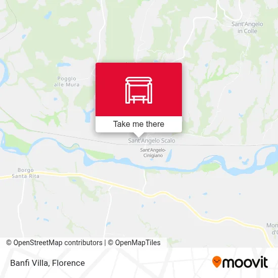 Banfi Villa map