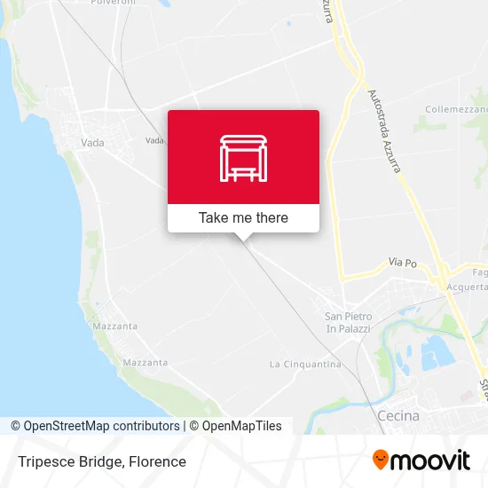 Tripesce Bridge map