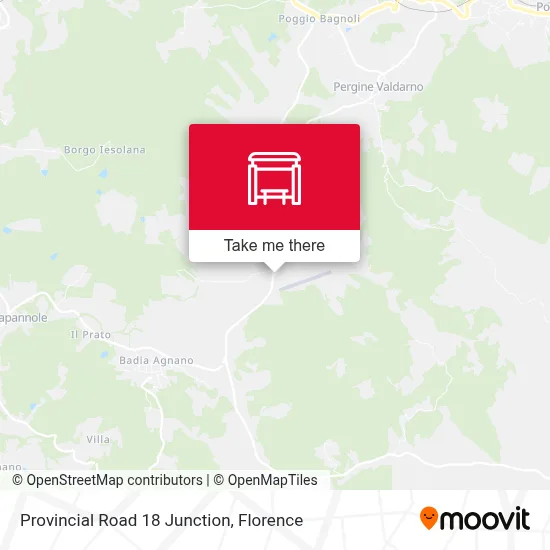 Provincial Road 18 Junction map