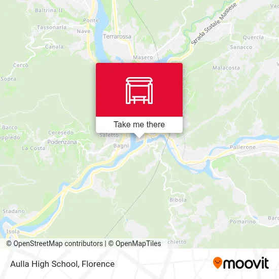 Aulla High School map
