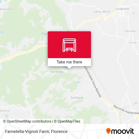 Farnetella-Vignoli Farm map