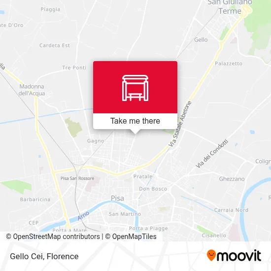 Gello Cei map