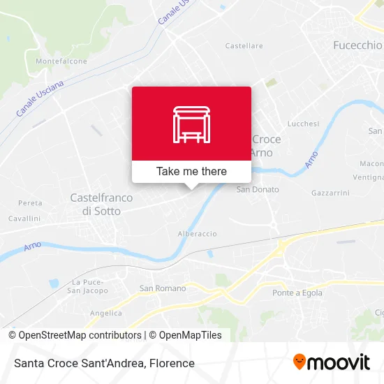 Santa Croce Sant'Andrea map