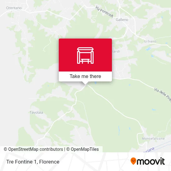 Tre Fontine 1 map