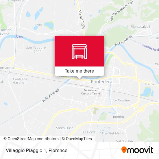 Villaggio Piaggio 1 map