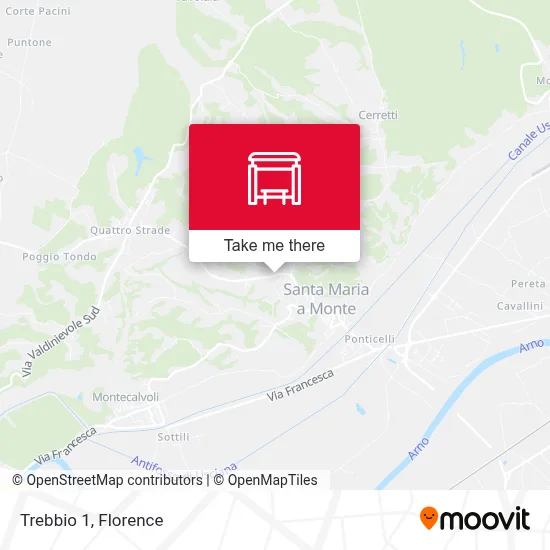 Trebbio 1 map