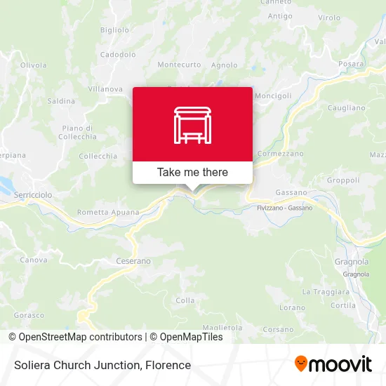 Soliera Church Junction map