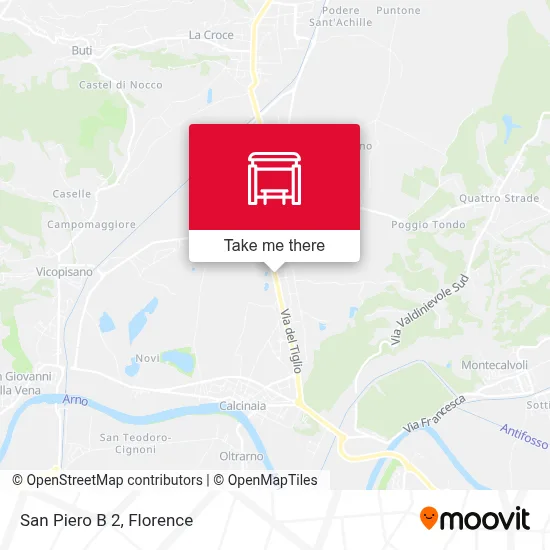 San Piero B 2 map
