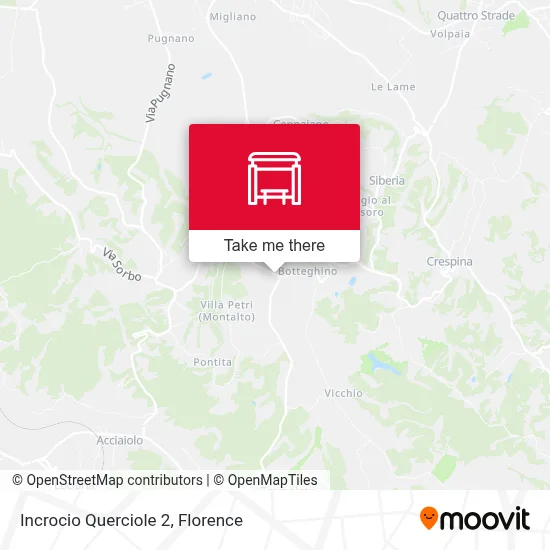 Incrocio Querciole 2 map