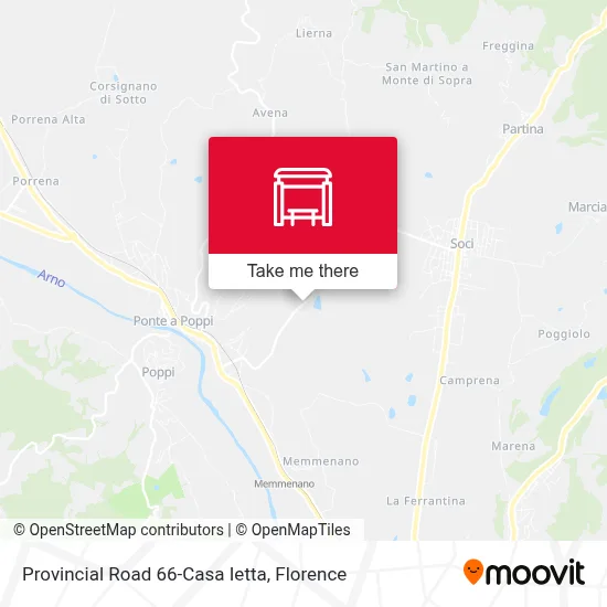 Provincial Road 66-Casa Ietta map