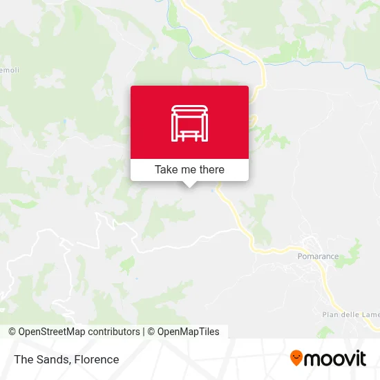 The Sands map