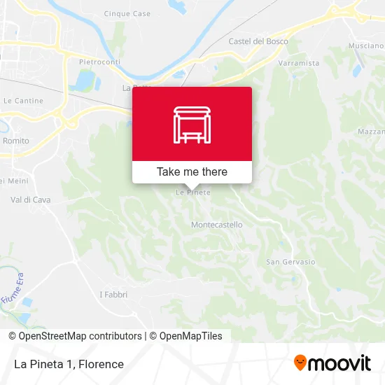 La Pineta 1 map