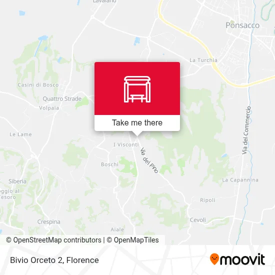 Bivio Orceto 2 map
