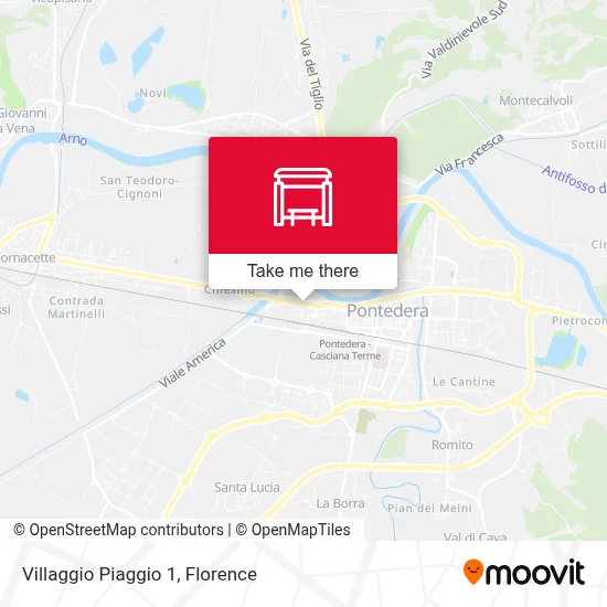 Villaggio Piaggio 1 map