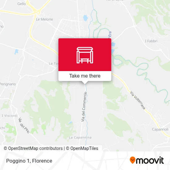 Poggino 1 map