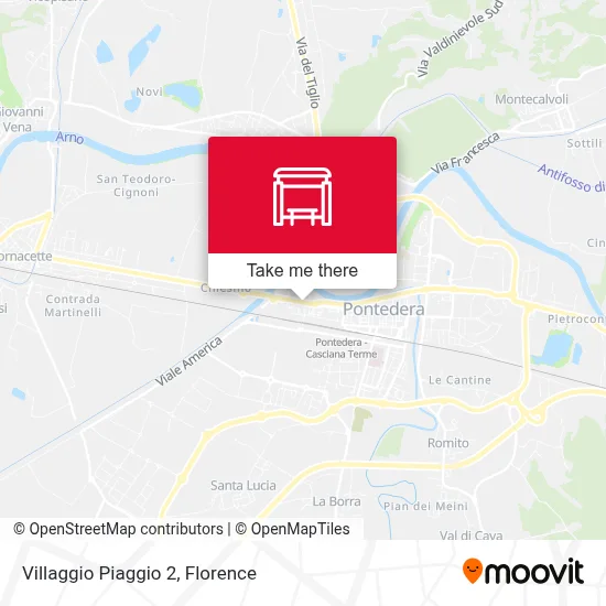 Villaggio Piaggio 2 map