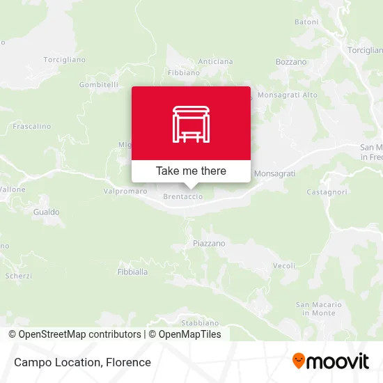 Campo Location map