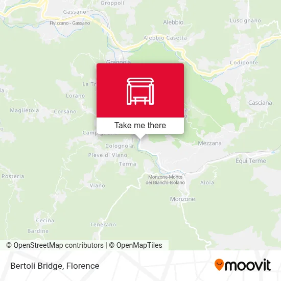 Bertoli Bridge map