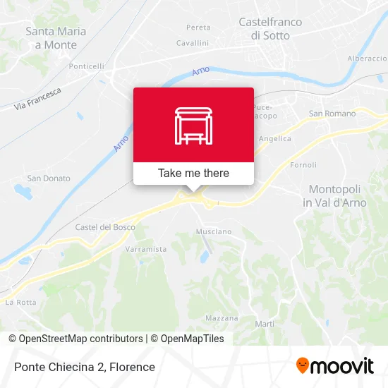 Ponte Chiecina 2 map