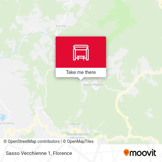 Sasso Vecchienne 1 map